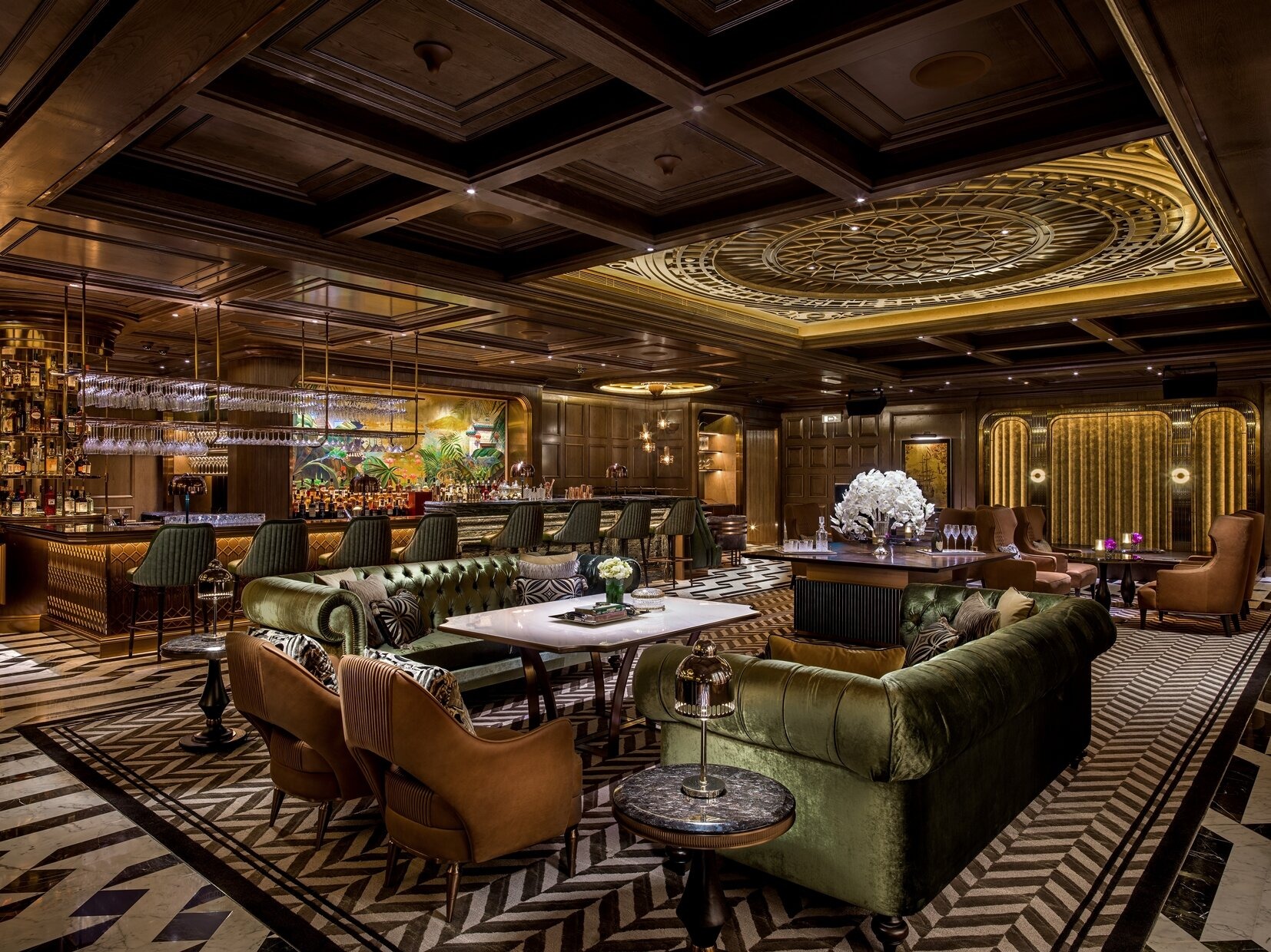 Restaurant mit Lounge und gastronomischem Angebot